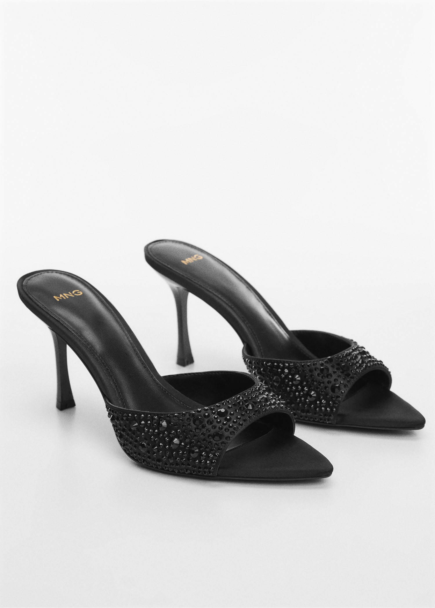 Buy Women's Larina-192 Rhinestone Spiral Ankle Strap Low Block Heeled  Sandals Heels Online at desertcartINDIA