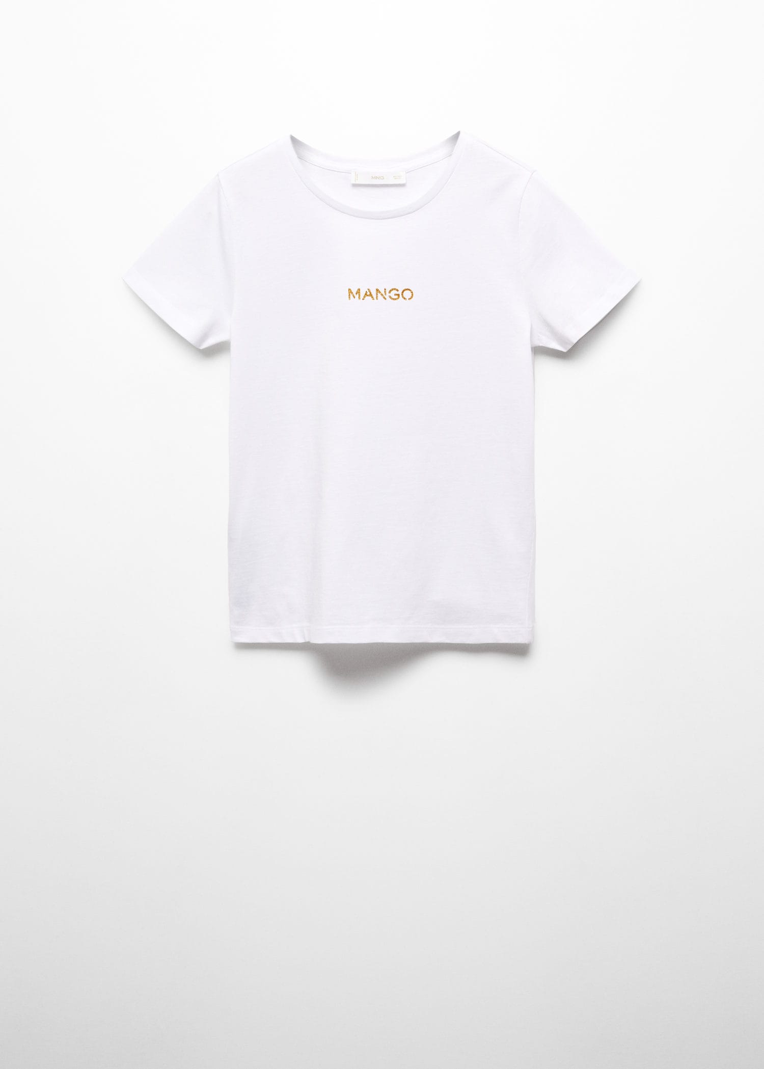 Logo cotton T-shirt | MANGO