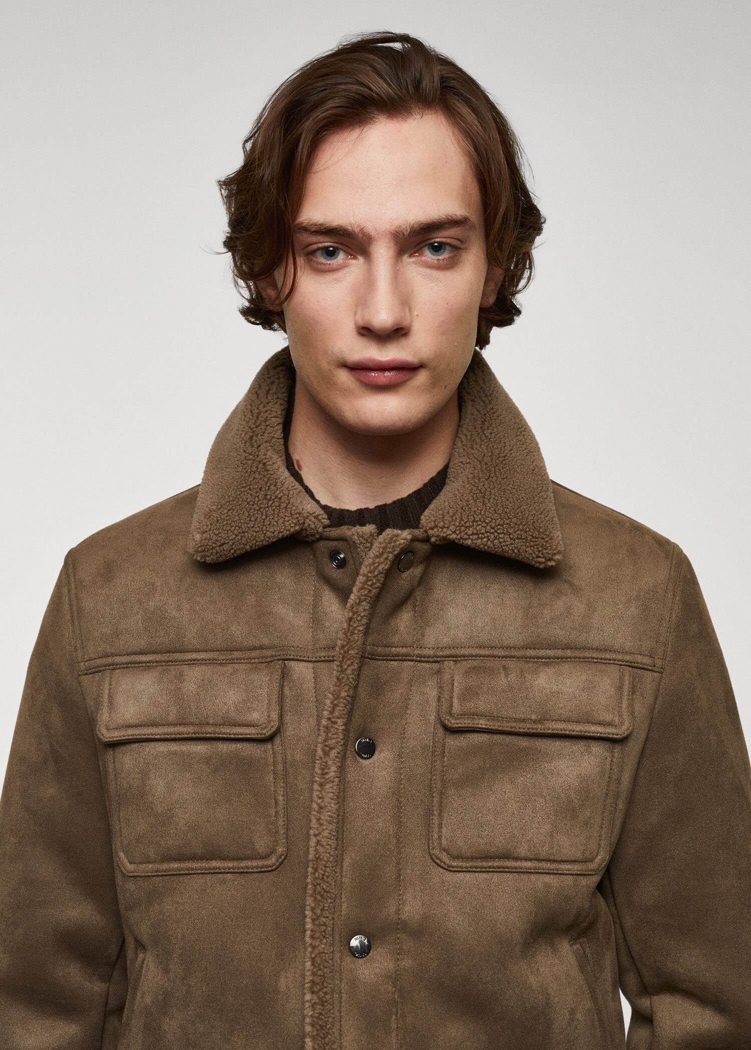 mango double faced coat