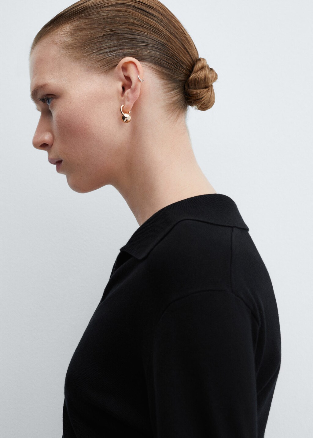 Mango polo neck top