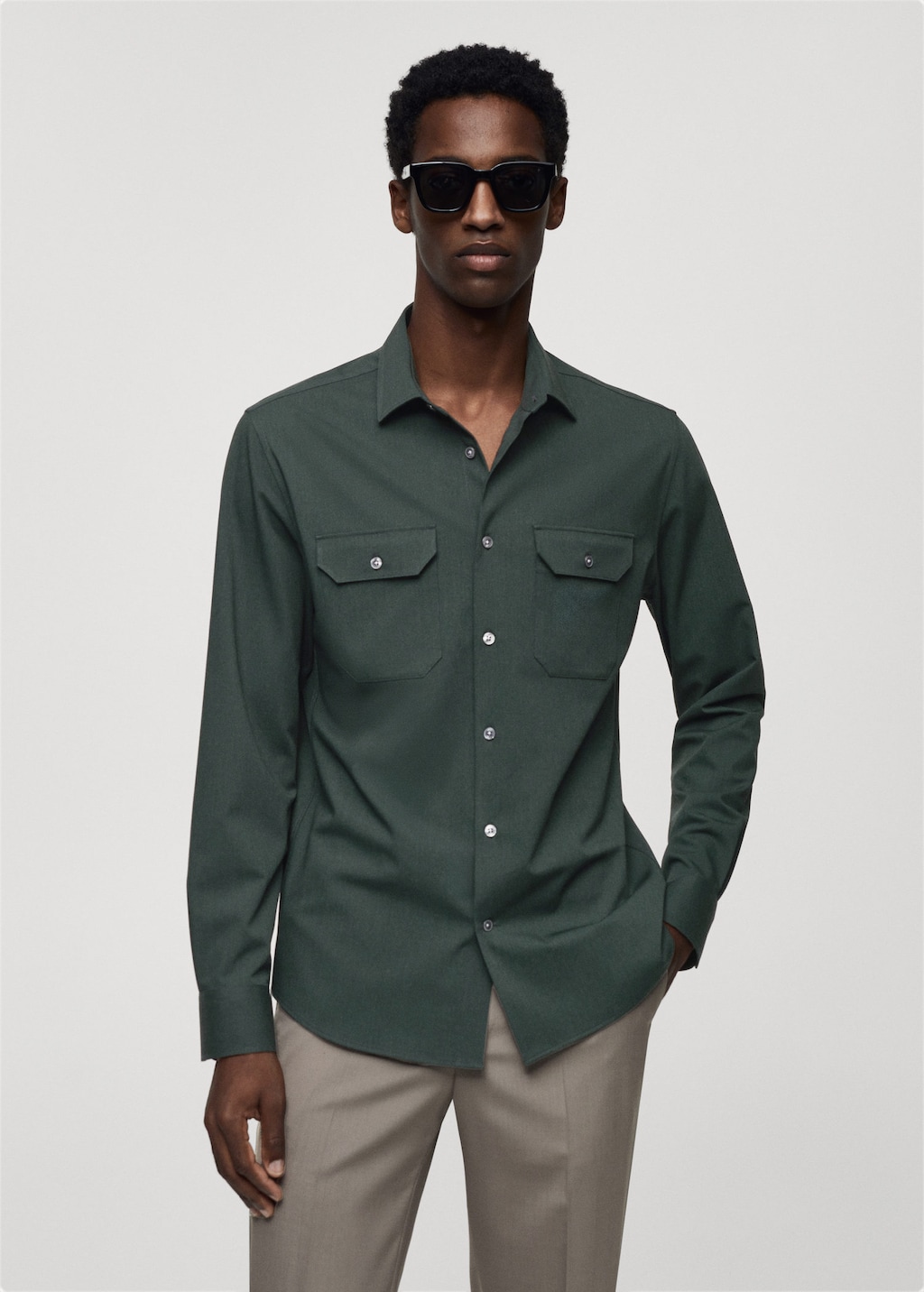 Camisas de vestir slim top fit