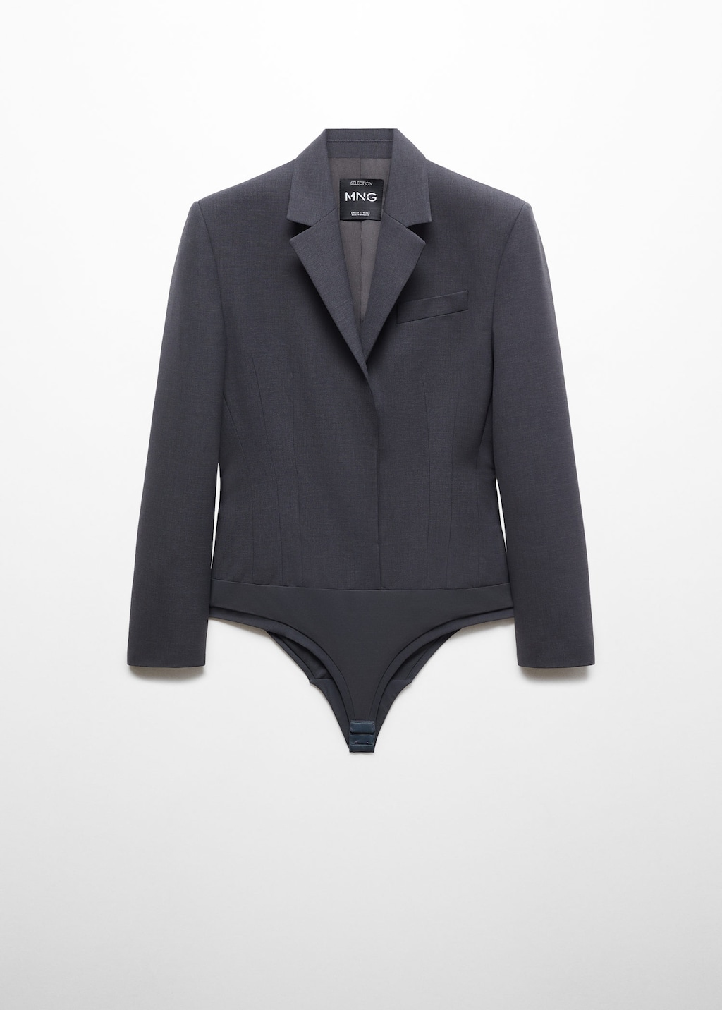 Fitted wool deals jacket