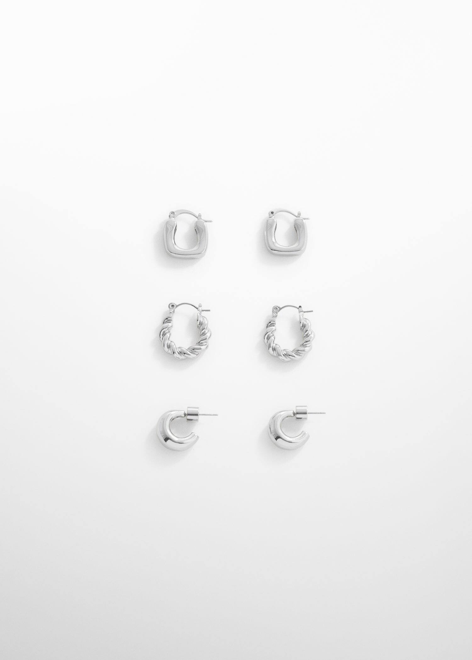 Set of hoop earrings  - Article sans modèle