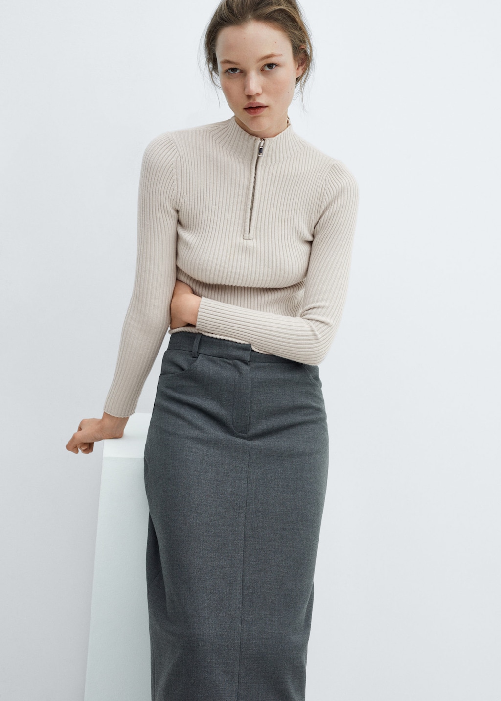 In the Thick of It Long Sleeve Skort Dress