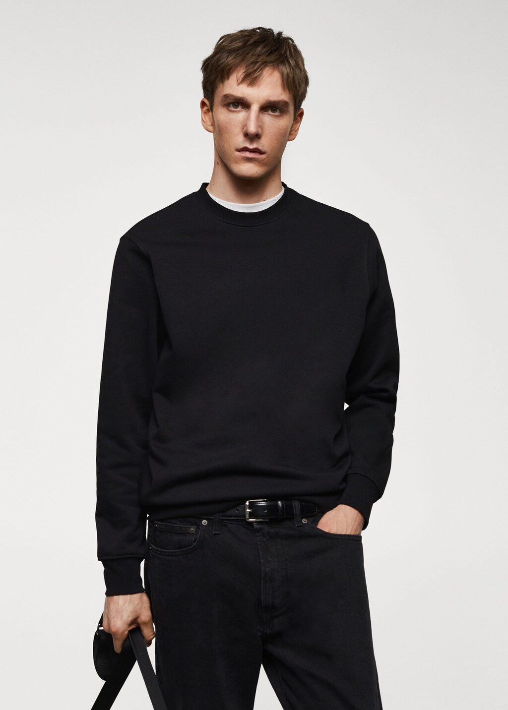 Long neck sweatshirt cheap mens