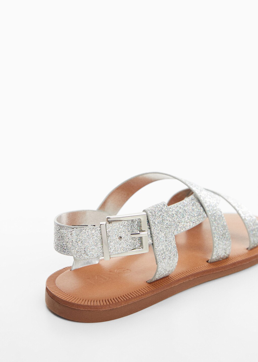 Flat hotsell sequin sandals