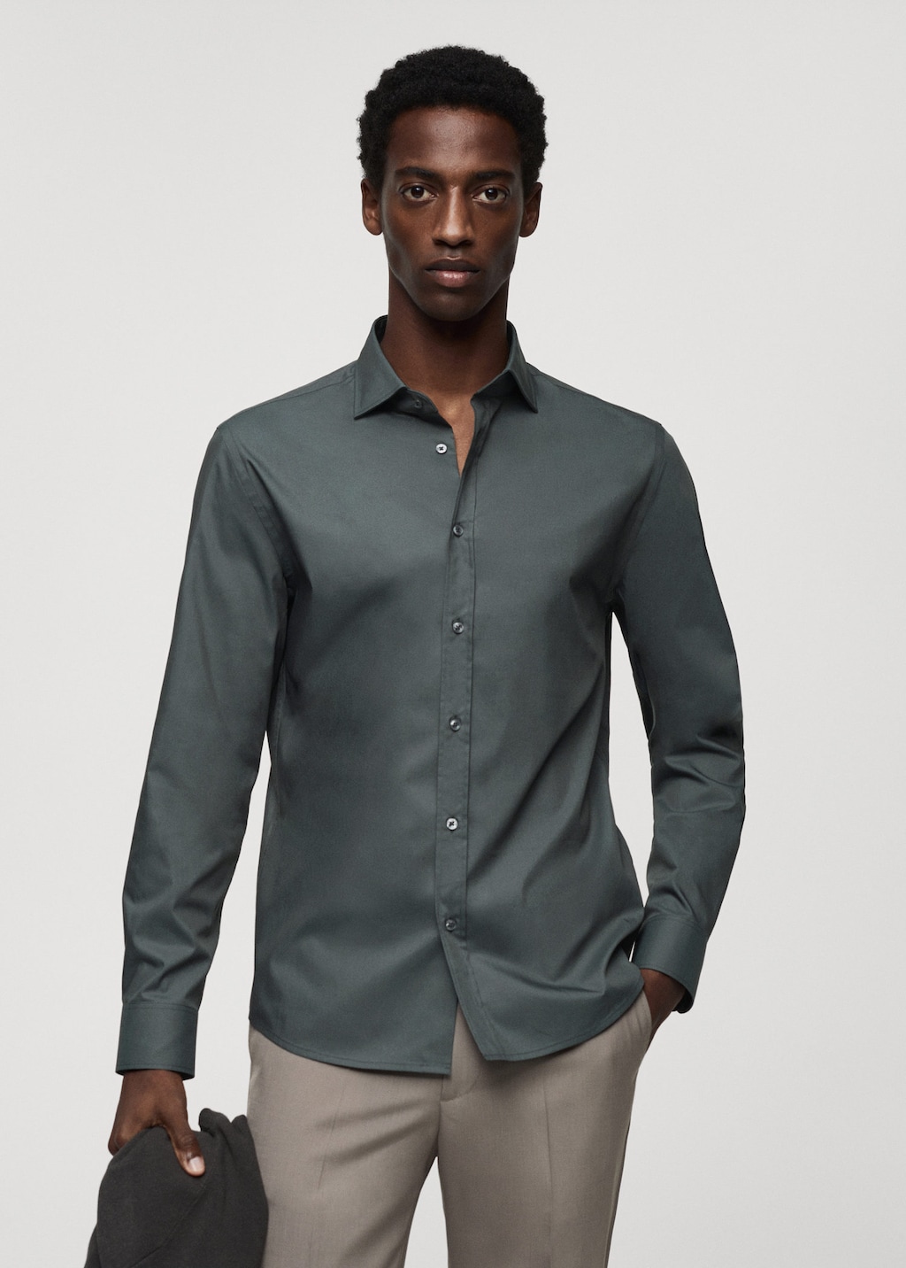 Camisas 2024 lisas hombre