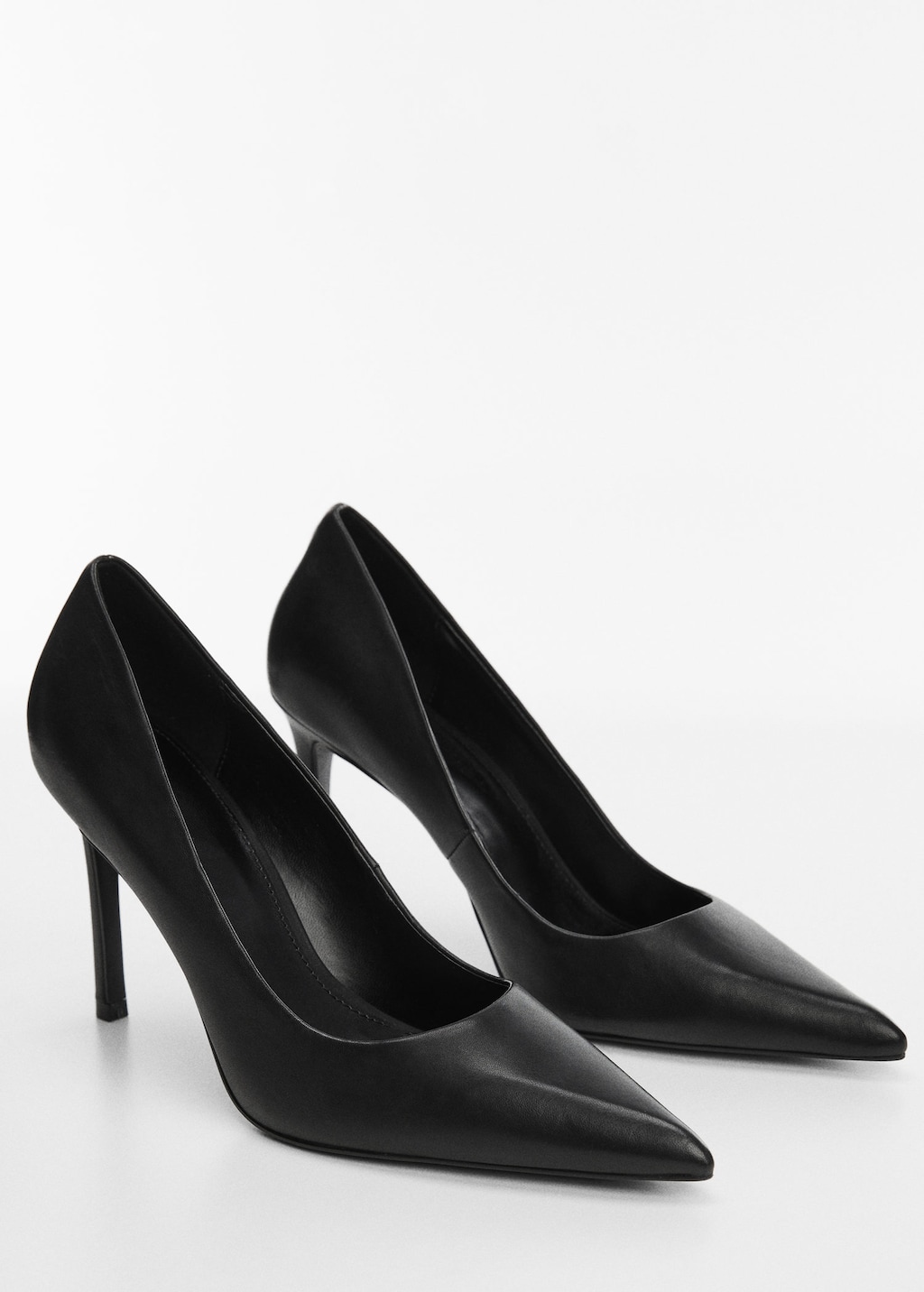 Mango heel leather clearance shoes