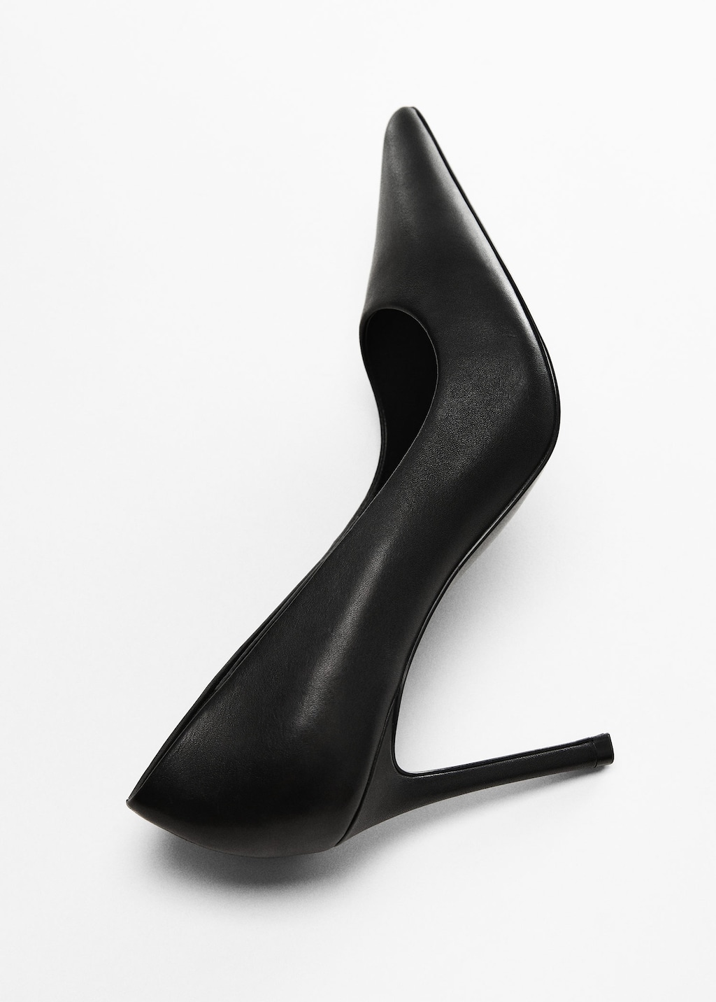 Leather shoes with heels sale