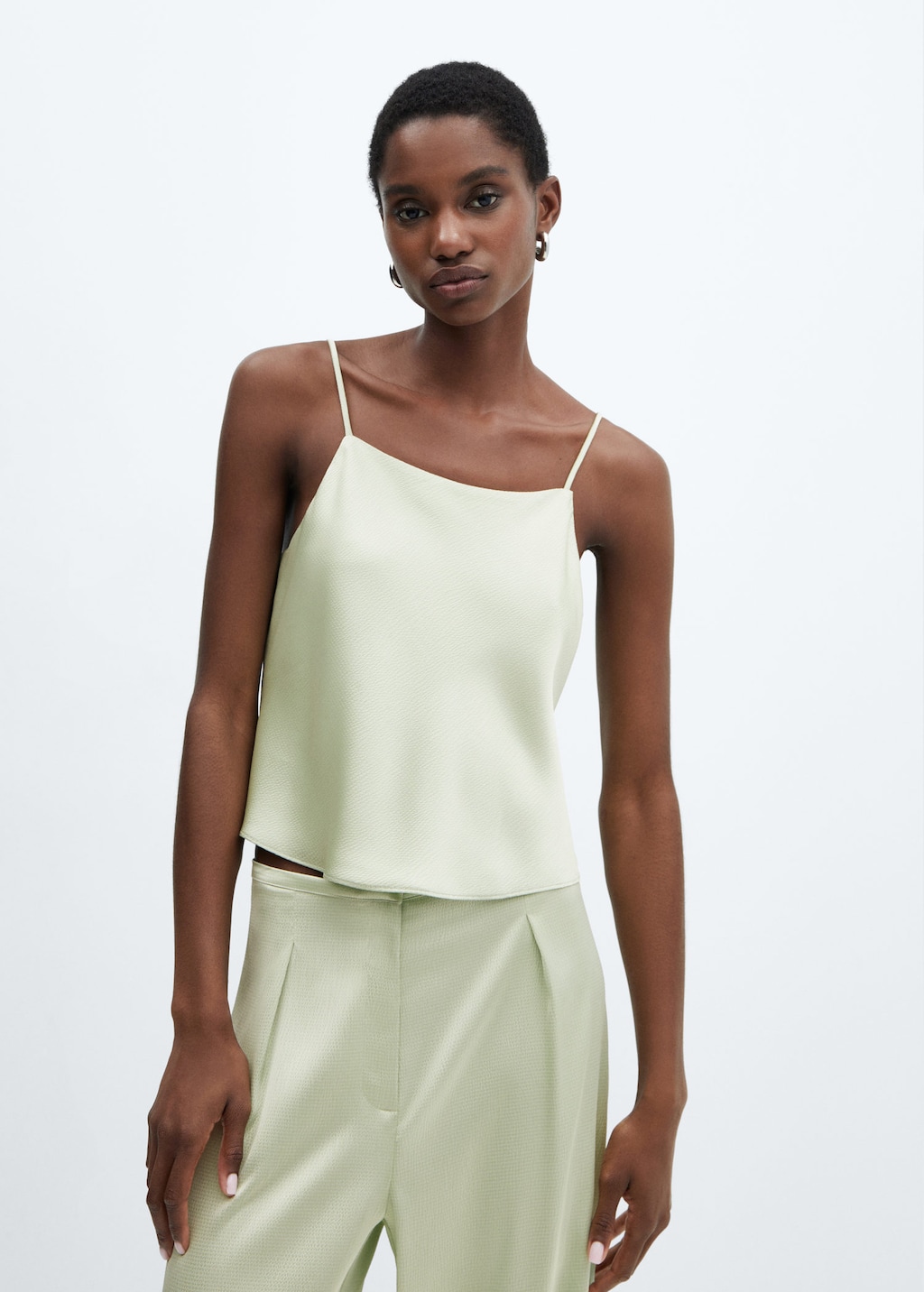 Mango sales satin top