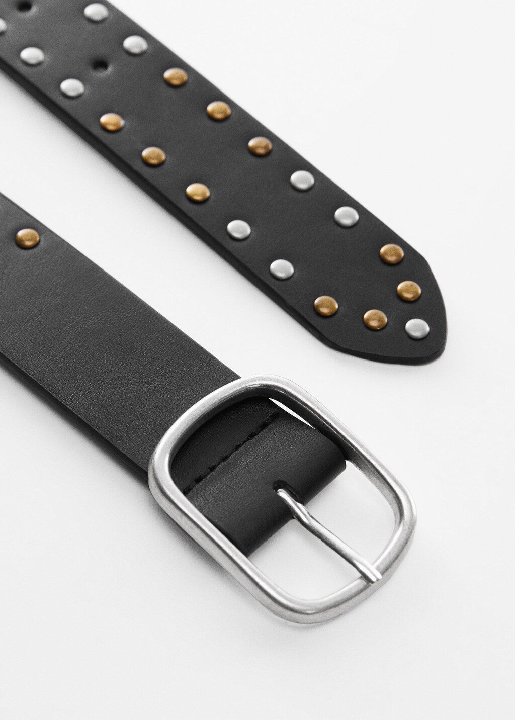 Gold studded outlet belt