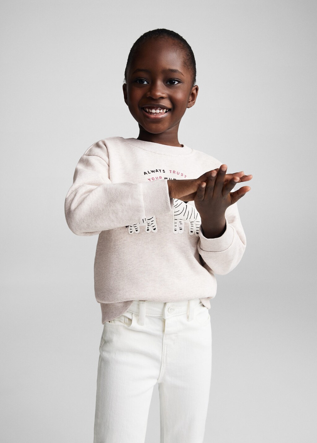 Little girl in skinny deals jeans