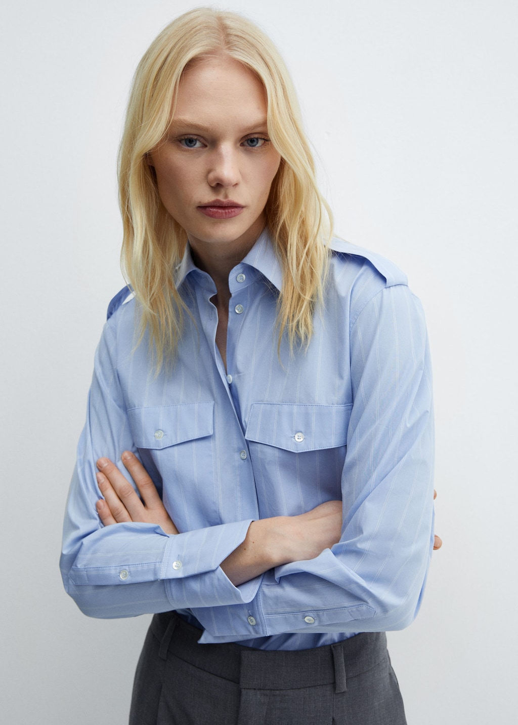 Camicia hotsell bianca mango