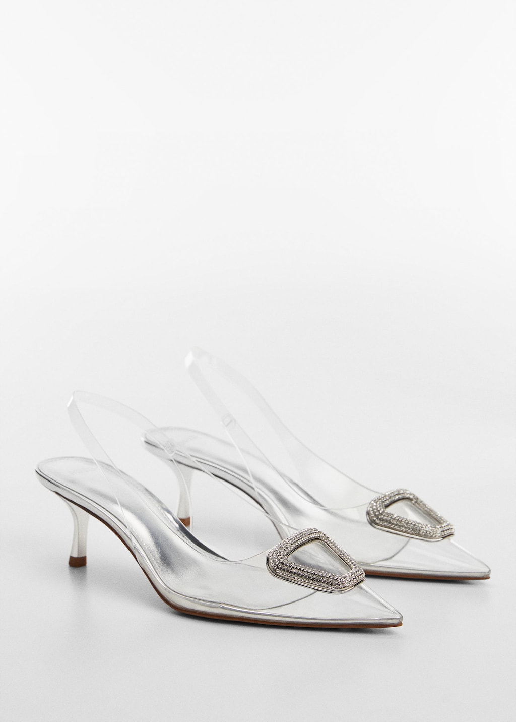Mango hotsell clear heels