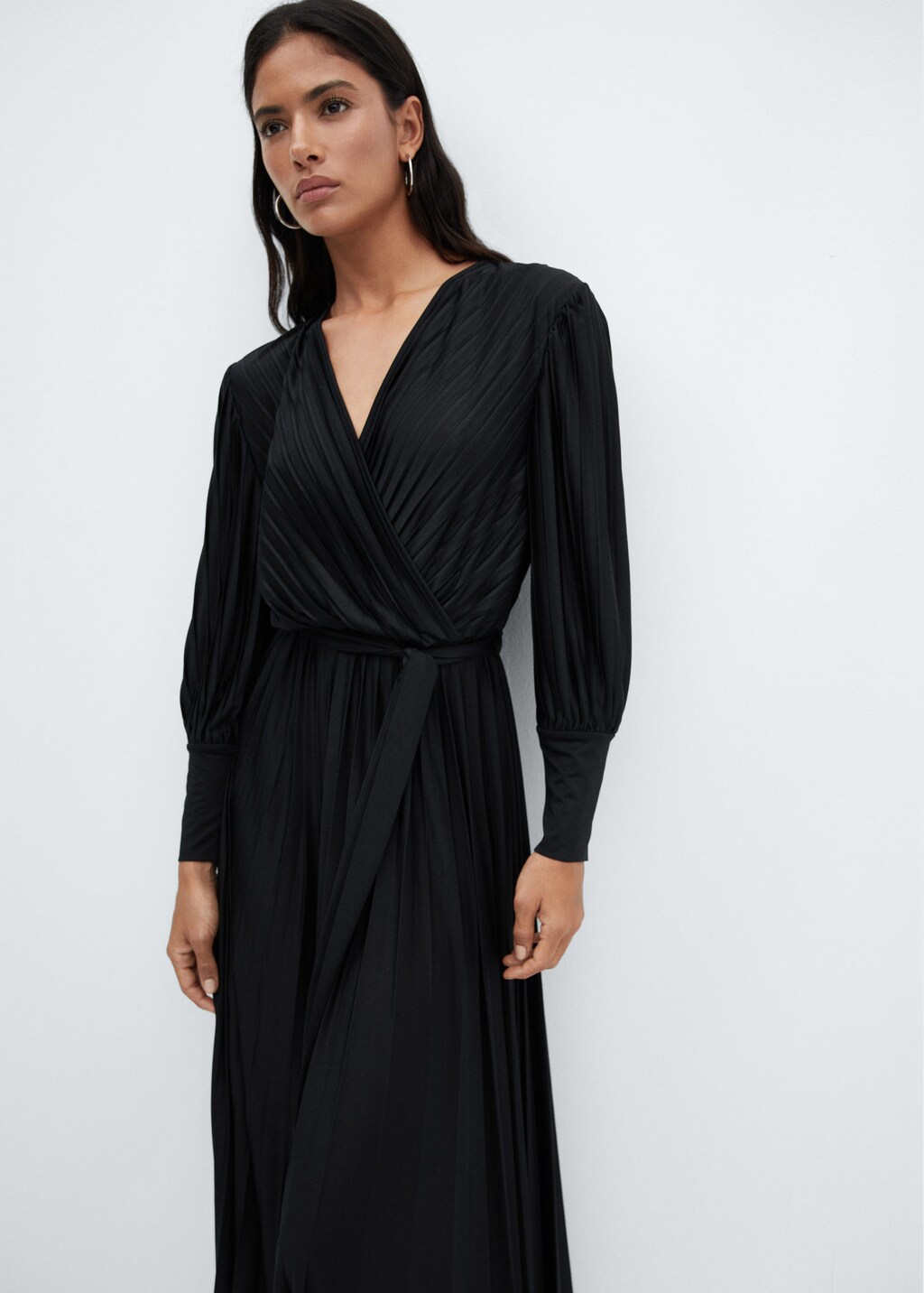 Mango wrap outlet dress