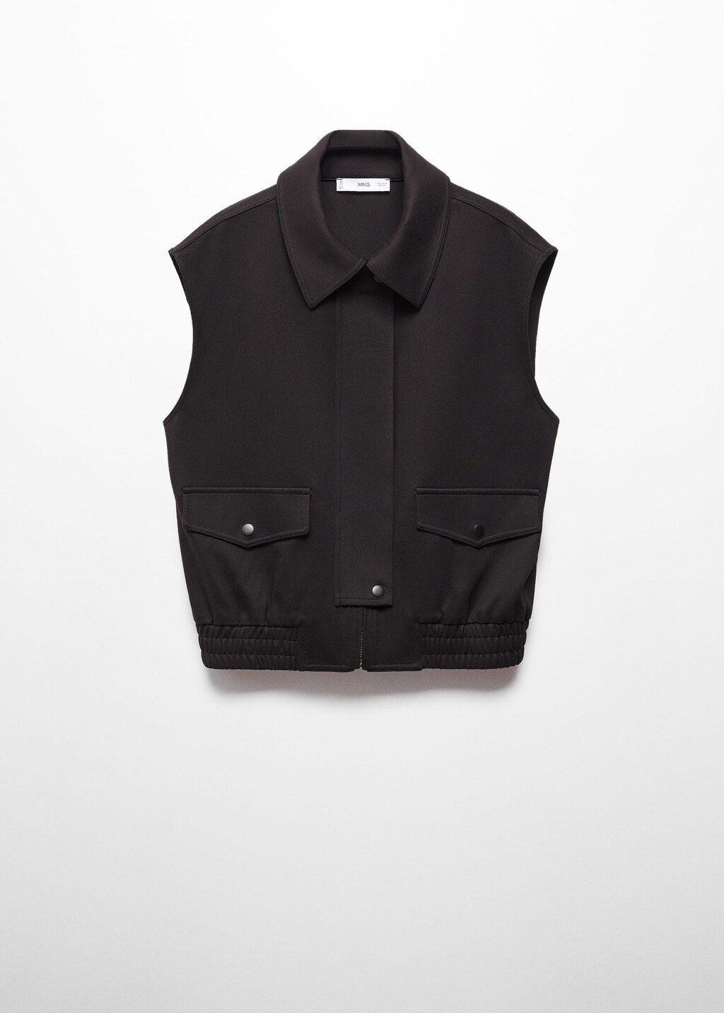 Gilet discount noir mango