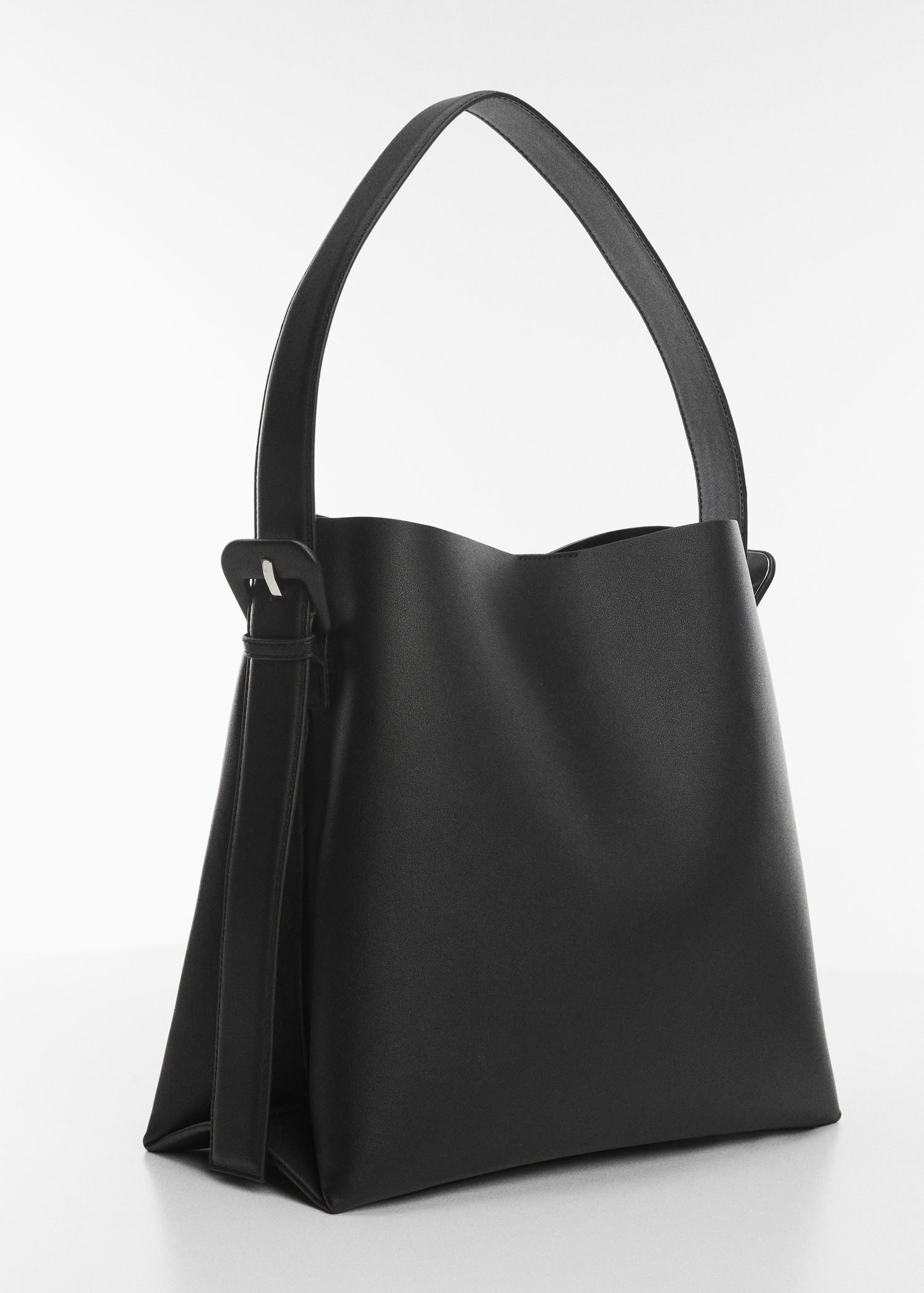 mango Buckle leather bag - Women | Mango USA | ShopLook