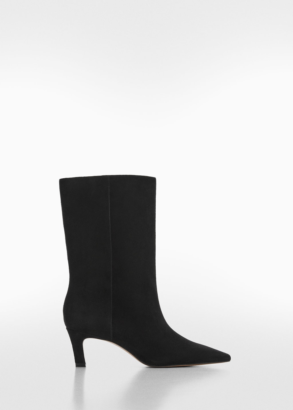 Kitten heel suede clearance booties
