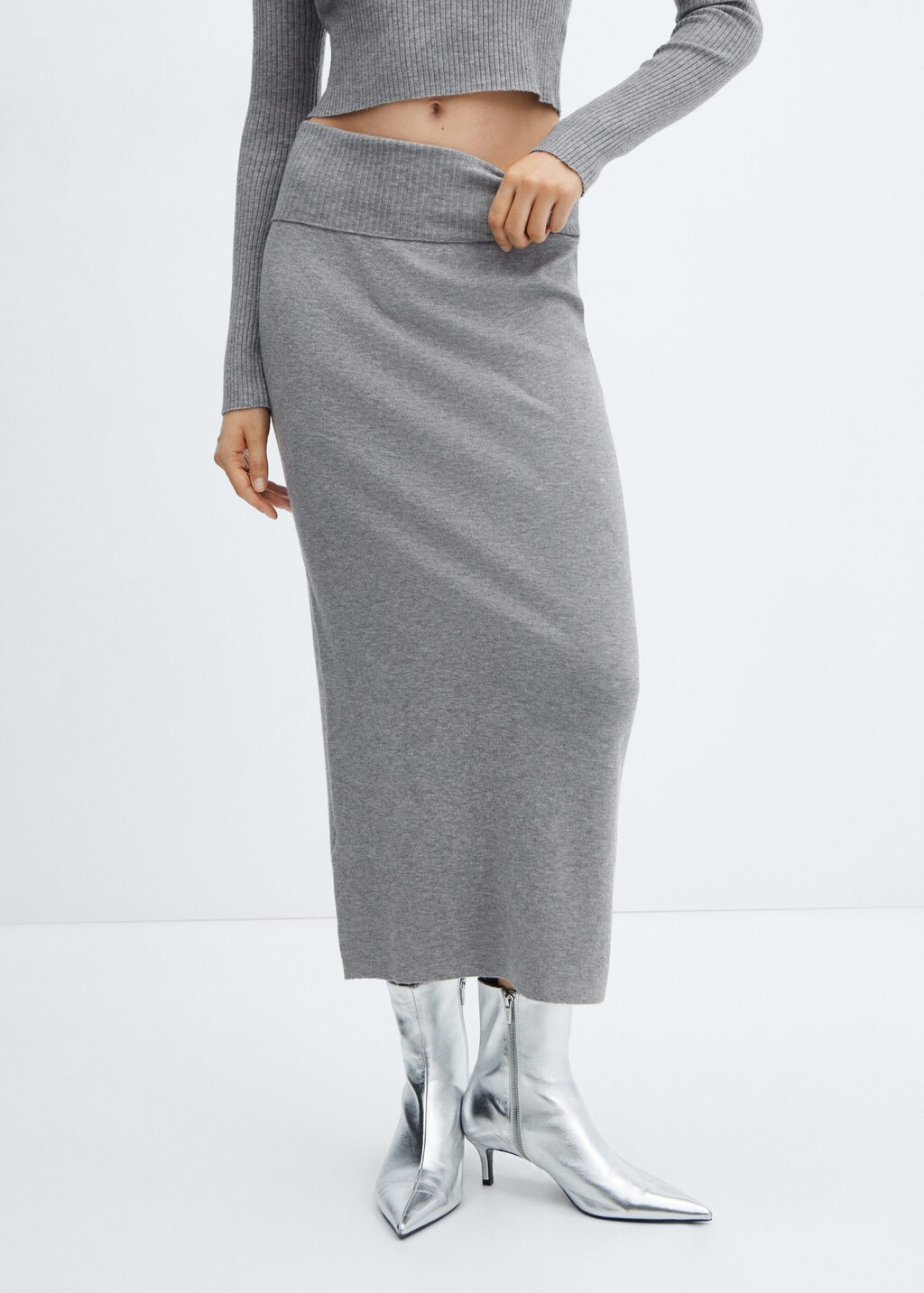 Jupe top longue maille