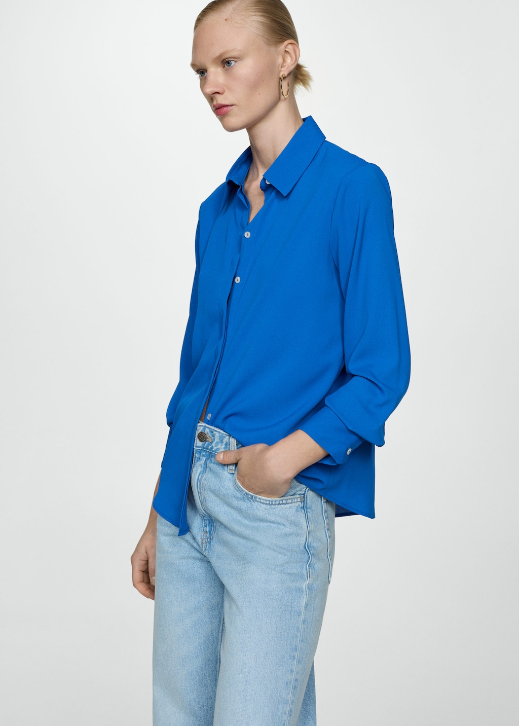 Camicia hotsell bianca mango