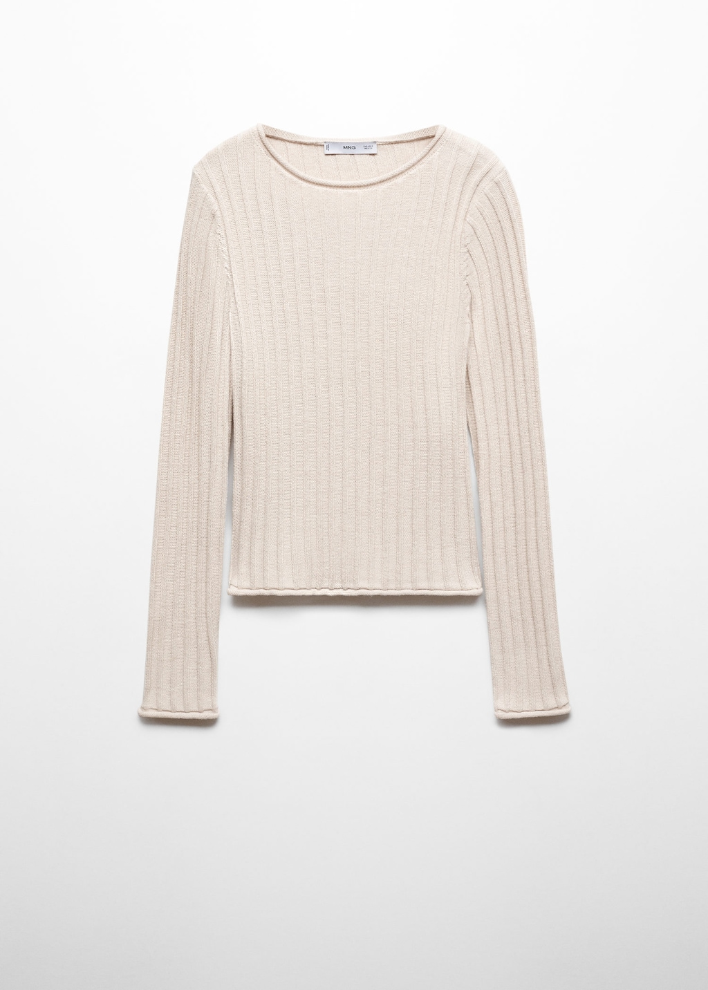 Mango ribbed knit outlet sweater