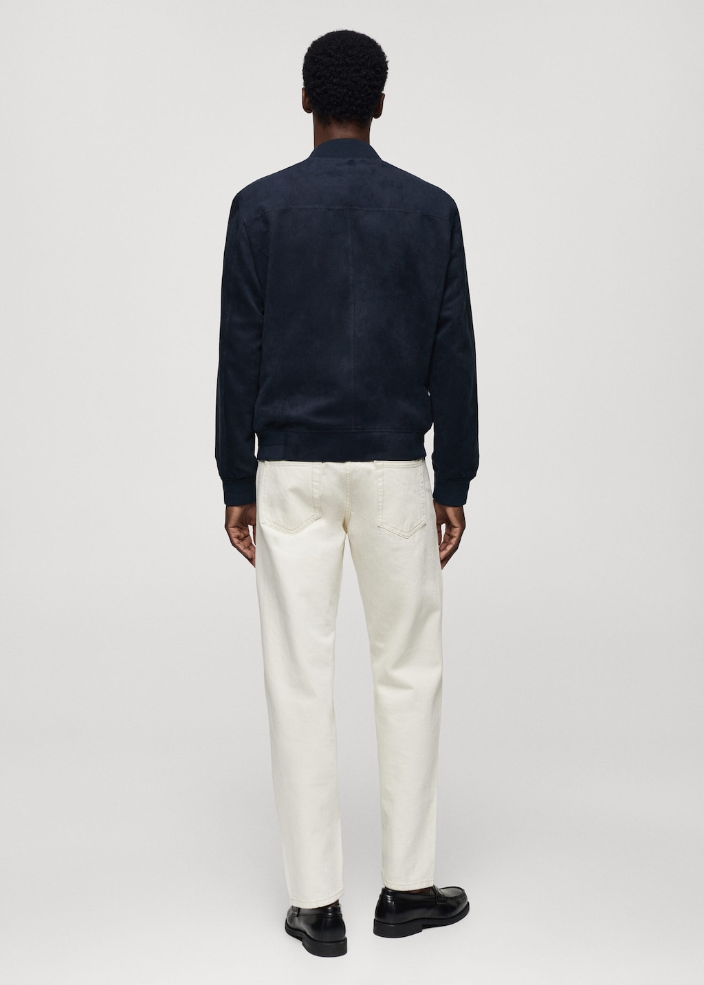 Mango man suede jacket cheap