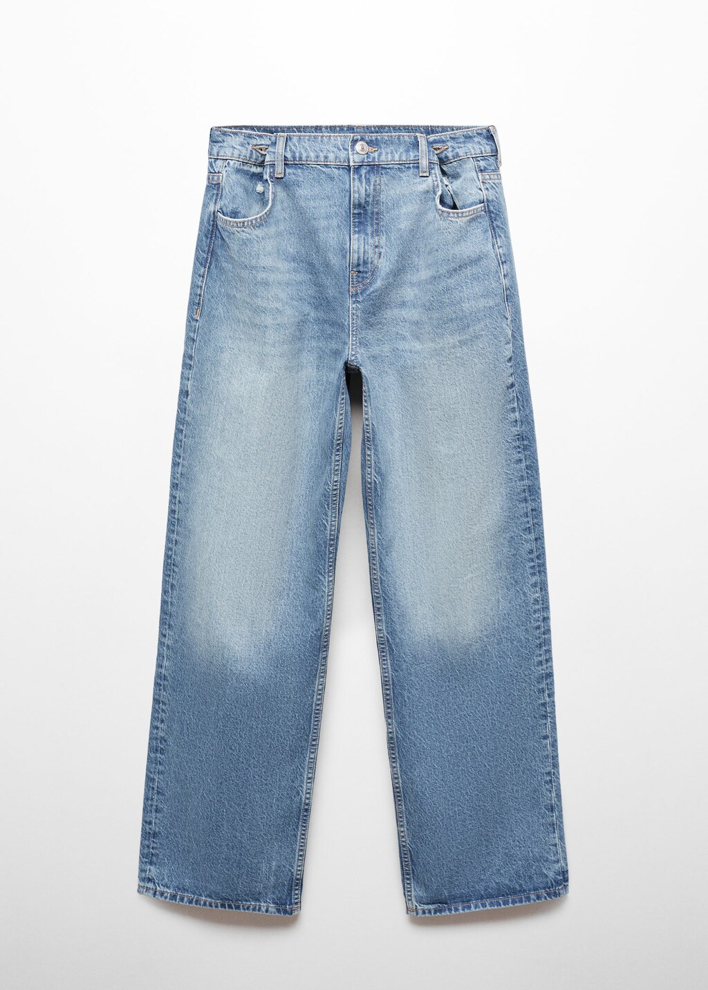 Wide high store waist jeans h&m