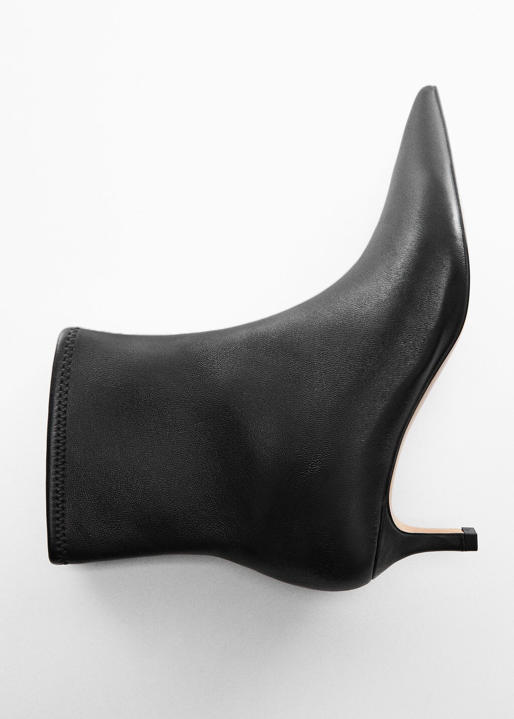 Mango kitten cheap heel boots