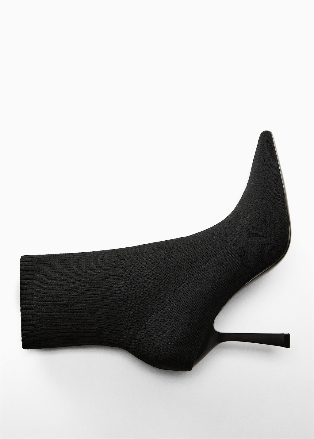 Mango sock boots clearance black