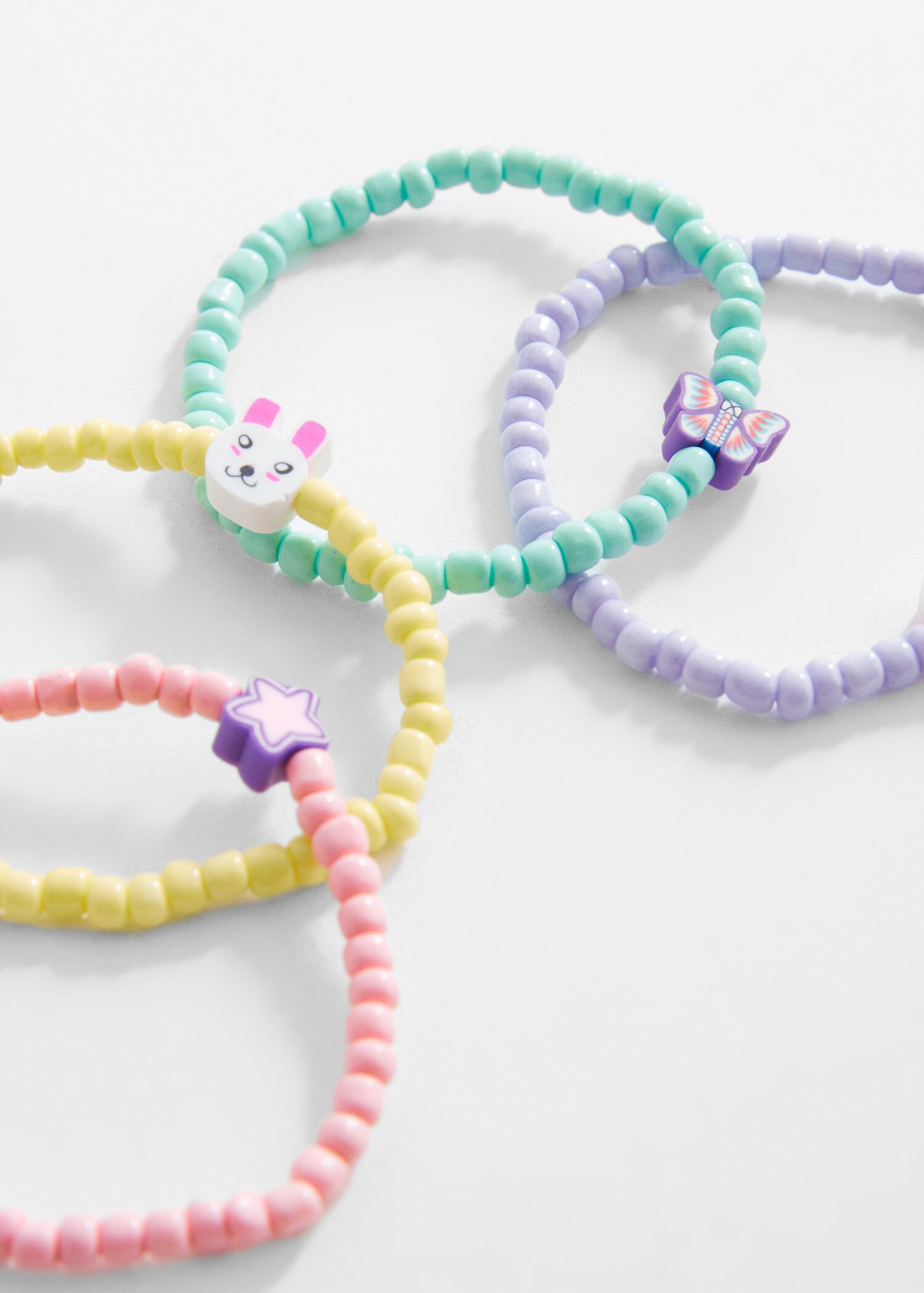 Pack of 3 bracelets pink - Kids - One size - MANGO KIDS | £7.99 | One New  Change