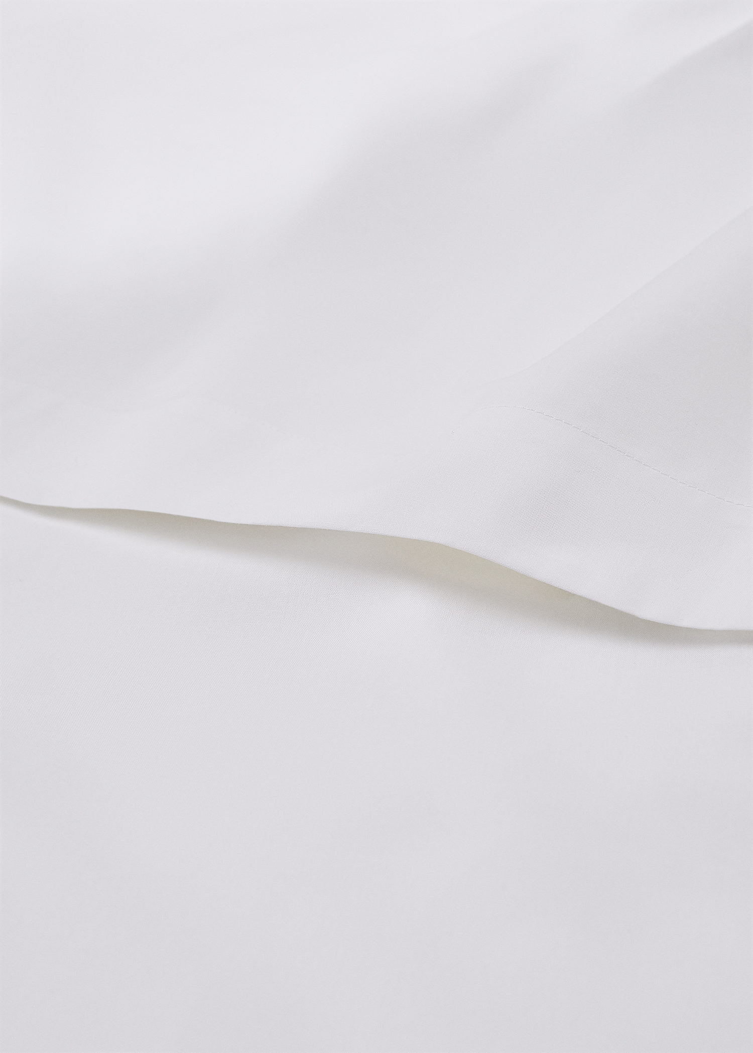 Percale cotton top sheet 150cm MANGO