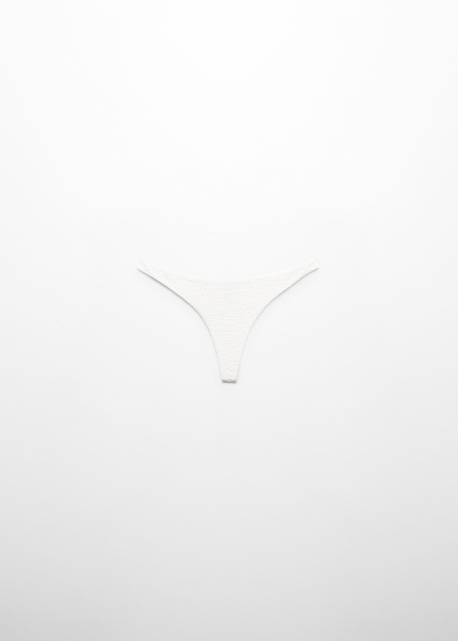 Brazilian textured bikini bottoms MANGO