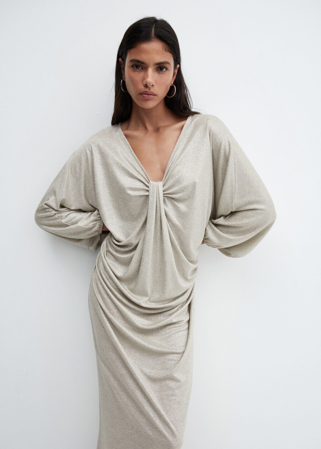 Robe drapée sale