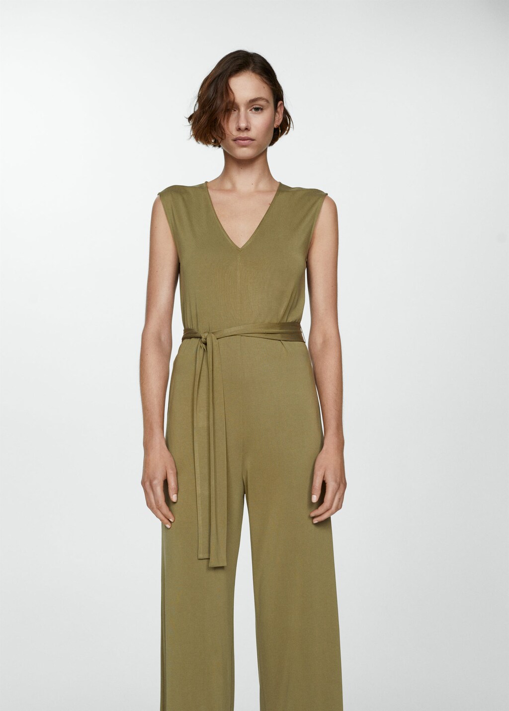 DORUK CHIC BOW JUMPSUIT - GREY