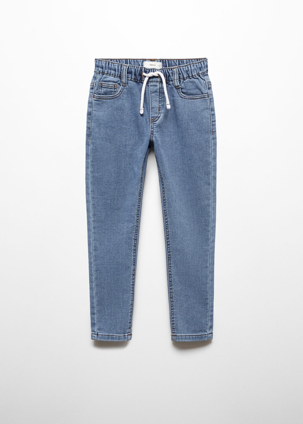 Drawstring waist jeans clearance