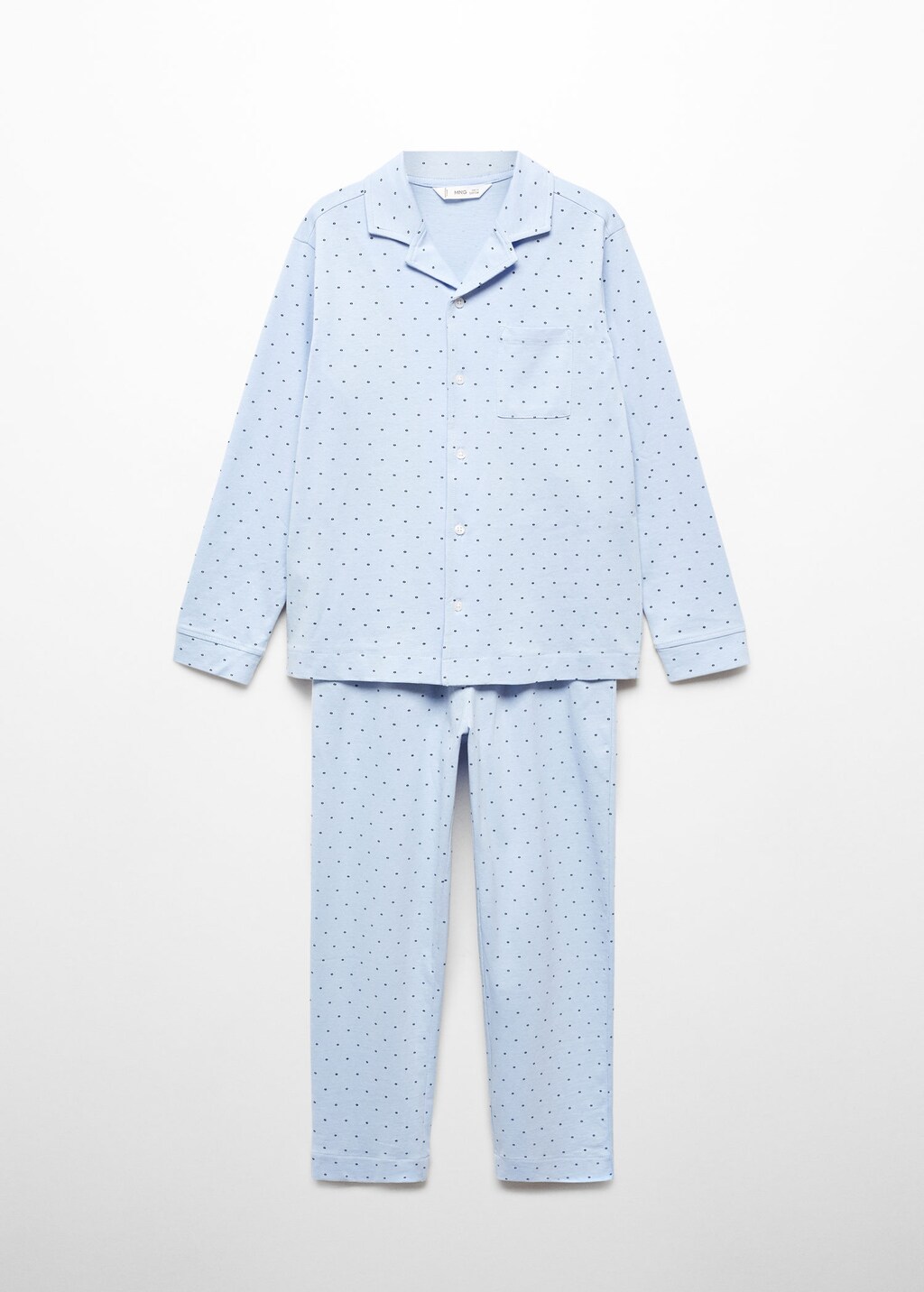 Printed long pyjamas