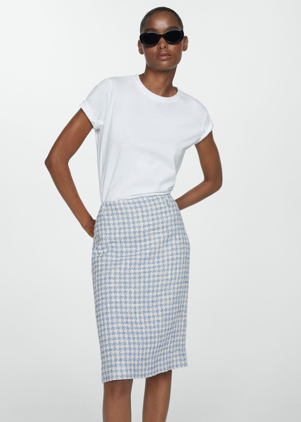 Mango midi rokken hot sale