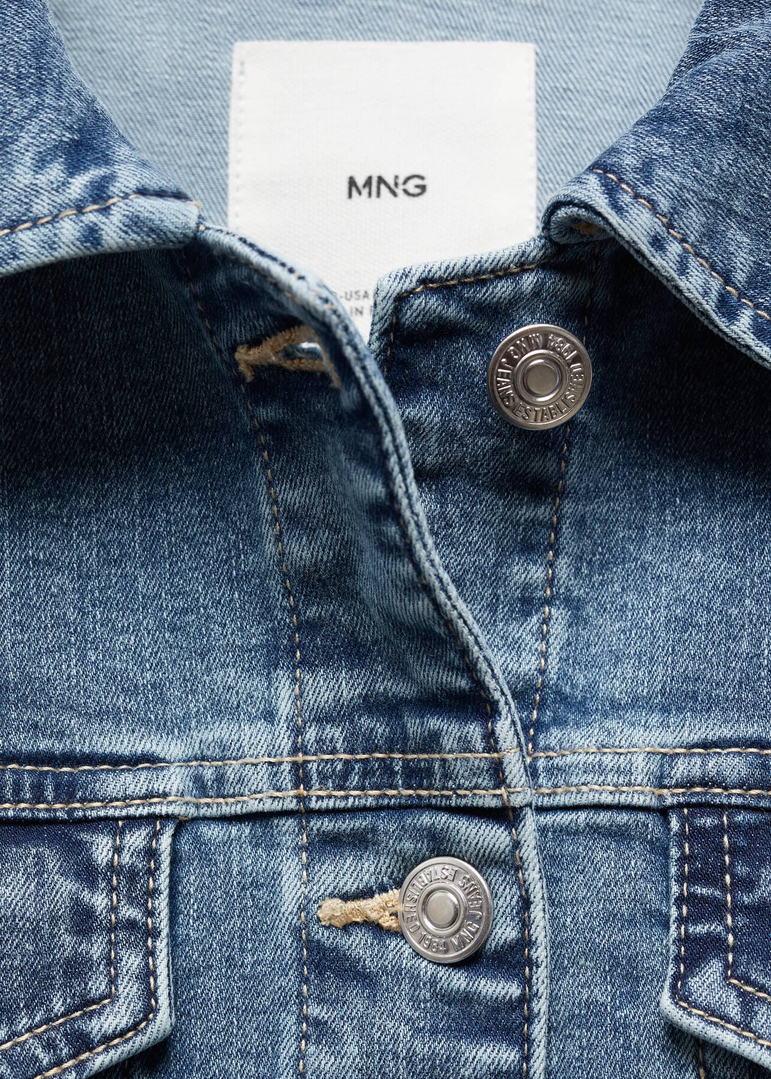 Pocketed denim jacket | MANGO