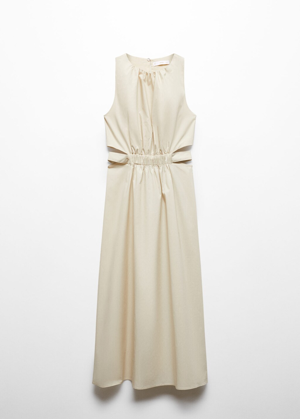 Mango drawstring waist hot sale dress