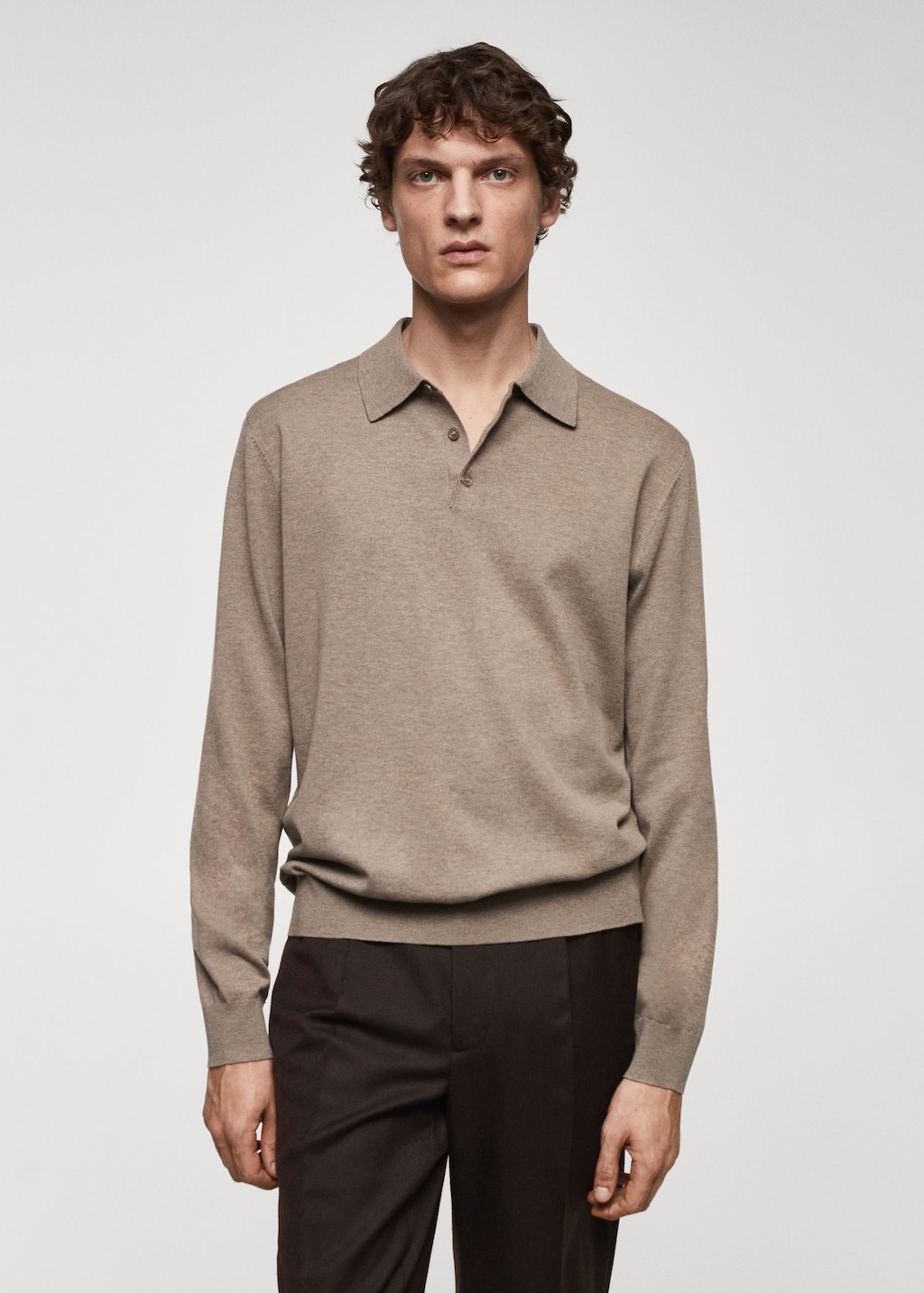 Long sleeve polyester polo shirts cheap