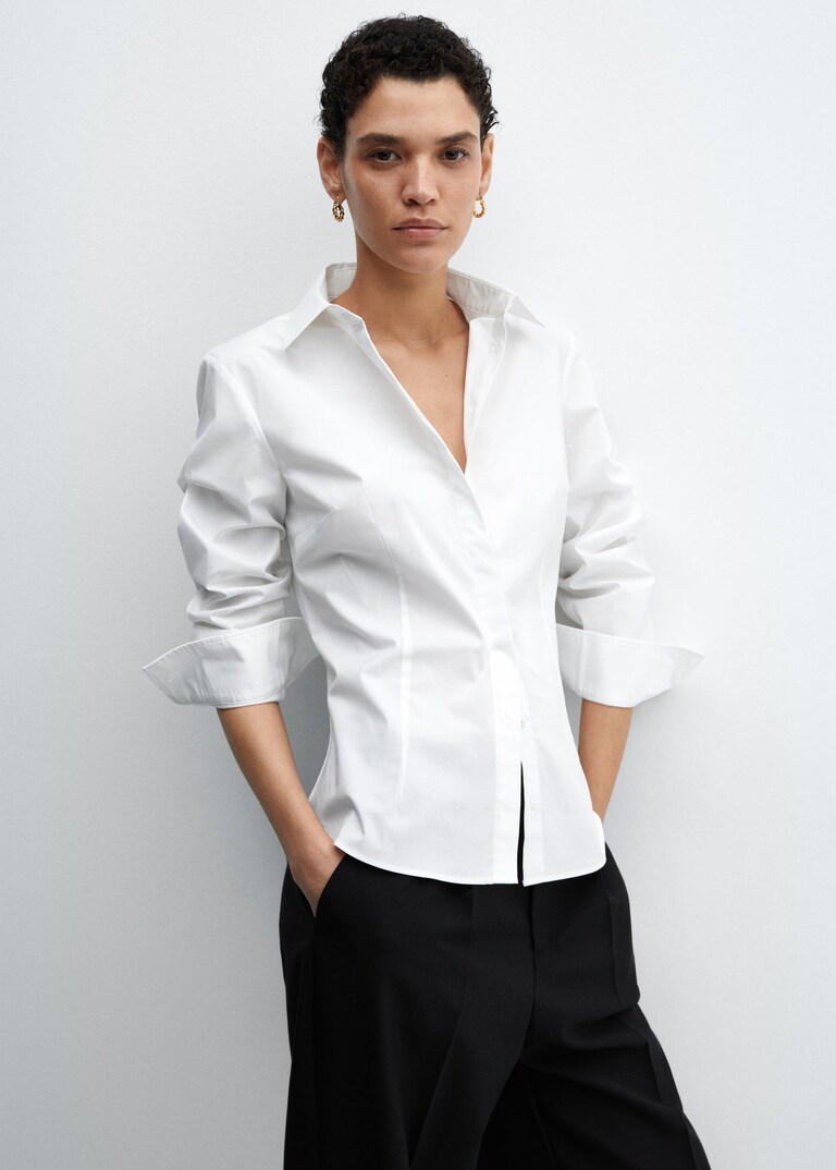 white shirt low price
