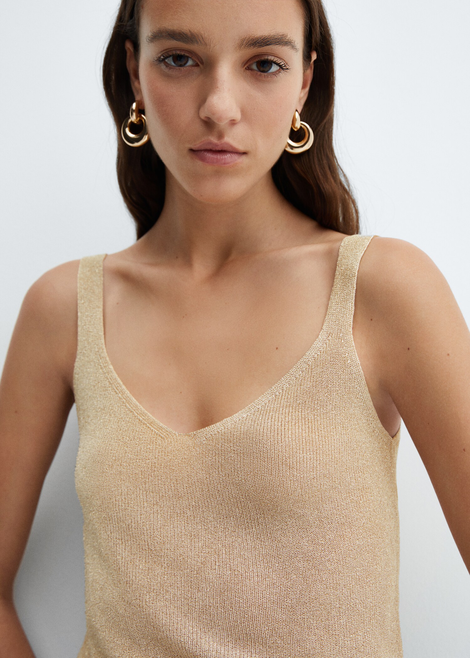 Hoop pendant earrings - General plane