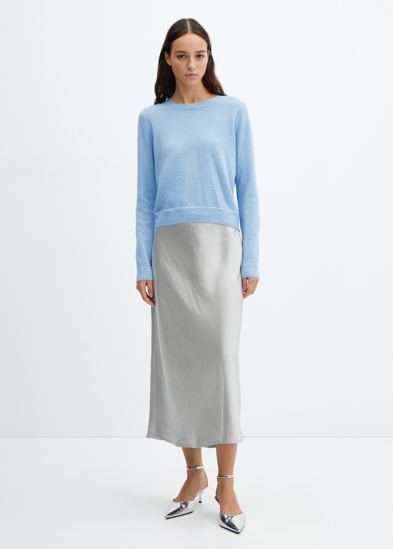Pull-over maille col rond - Plan général