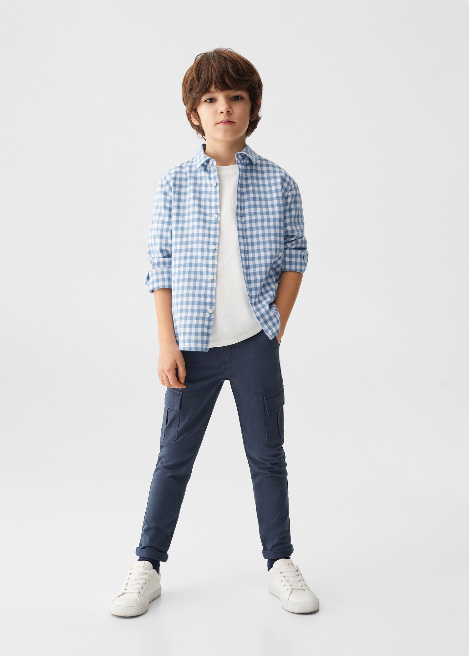 Pantaloni regular-fit cargo - Piano generale