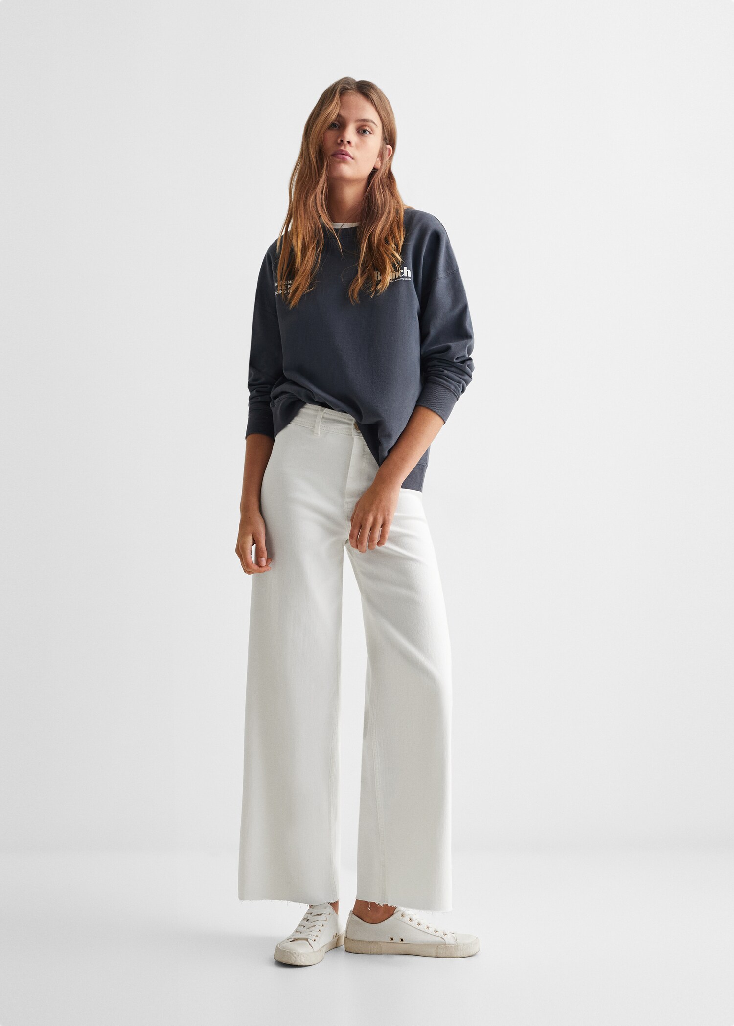 Jeans culotte high waist - General plane