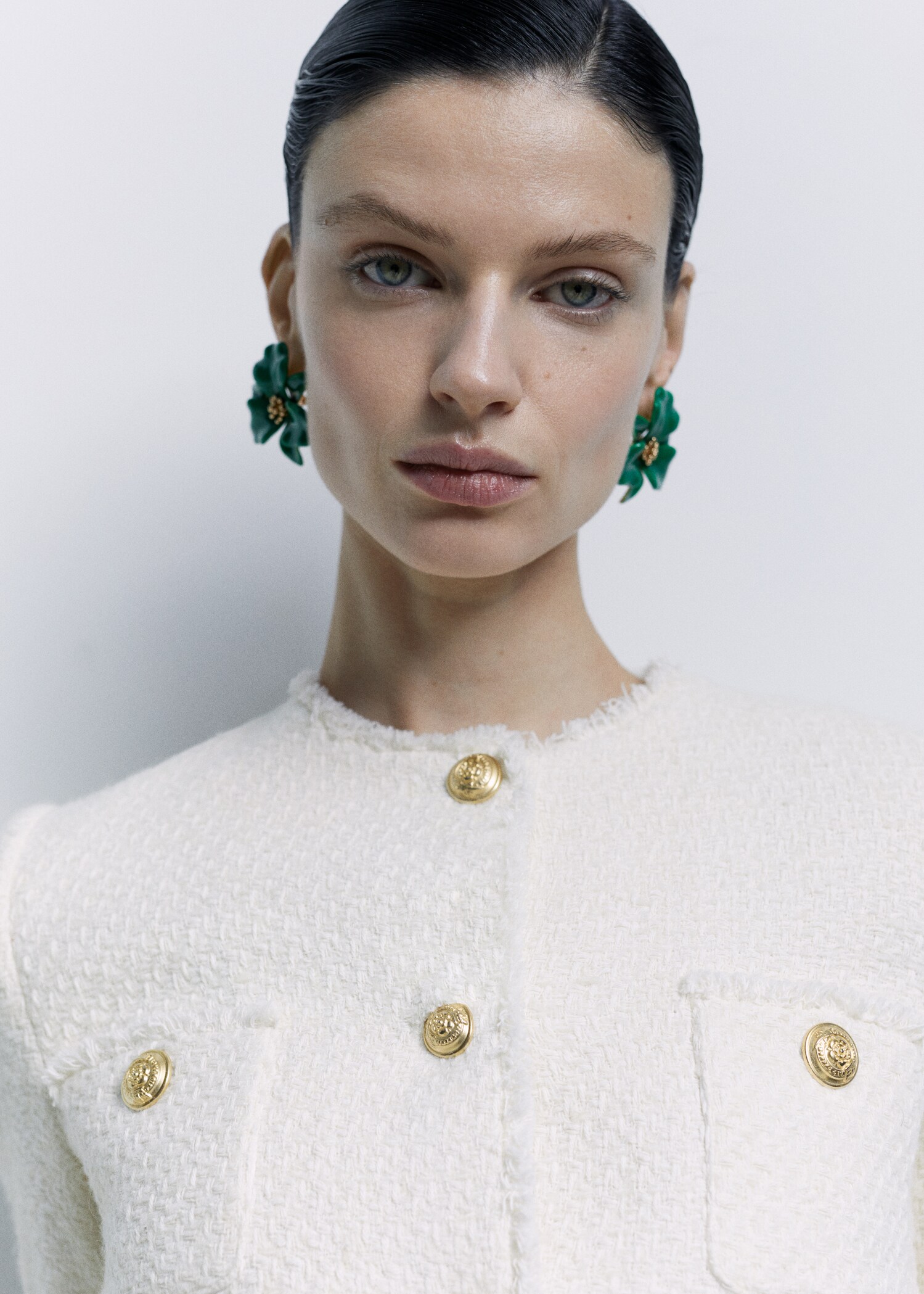 Maxi flower earrings - Загальний план