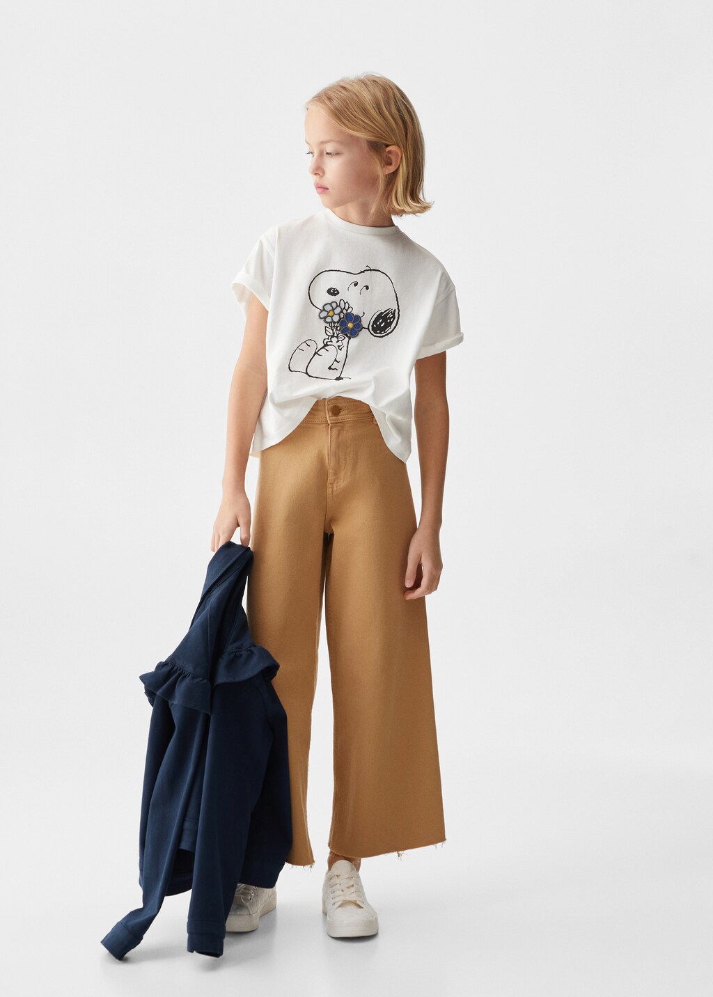 snoopy print t shirt