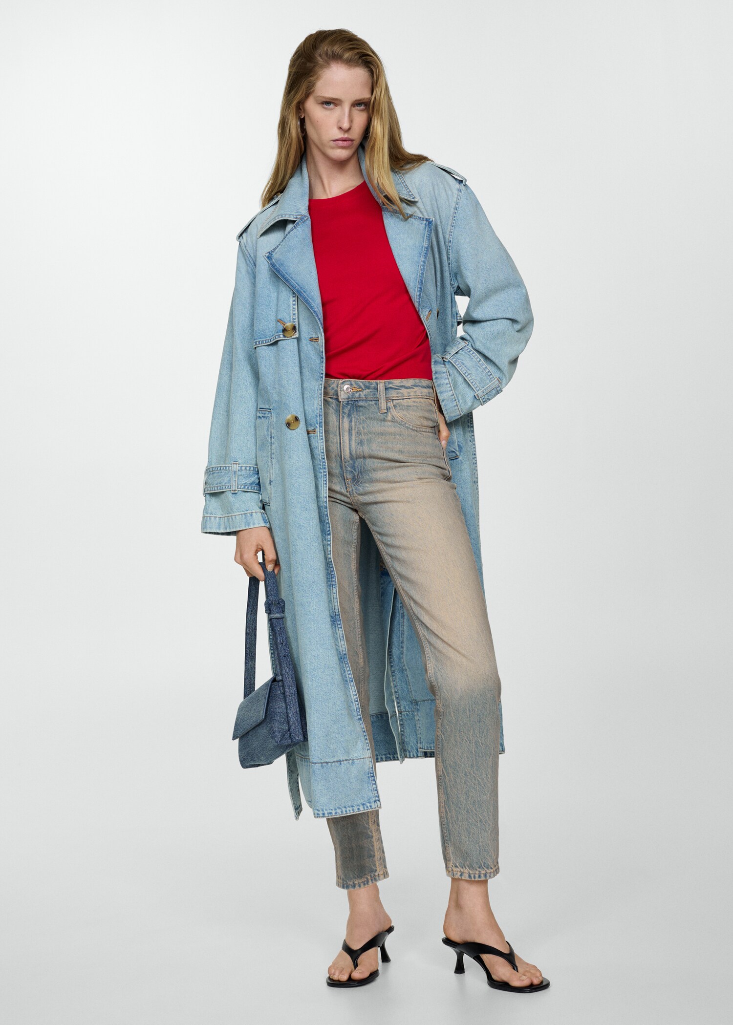 Mom high-waist jeans - General plane