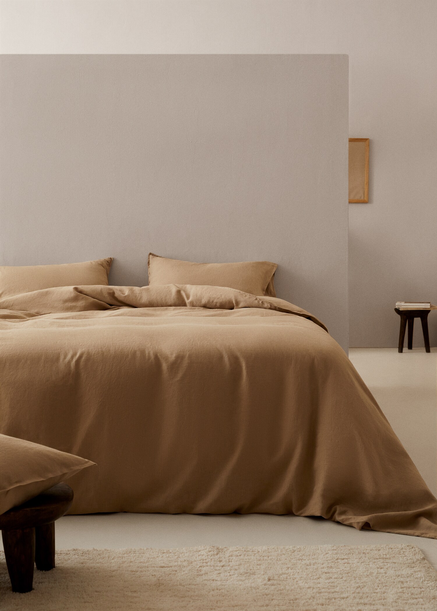 Housse de couette 100 % lin lit 180/200 cm - Plan général