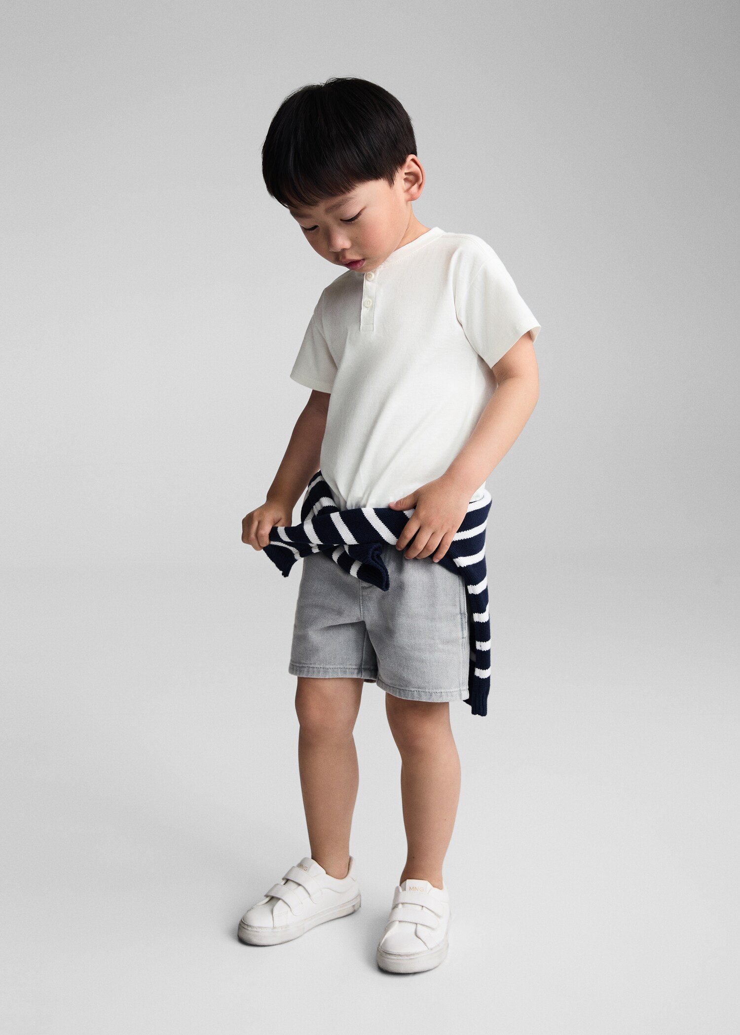 Essential cotton-blend T-shirt - General plane
